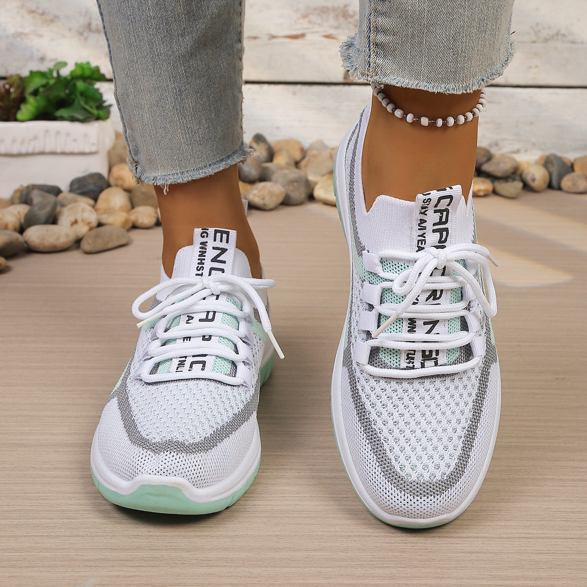 Breathable Knit Sneakers – Lightweight Everyday Walking Shoes