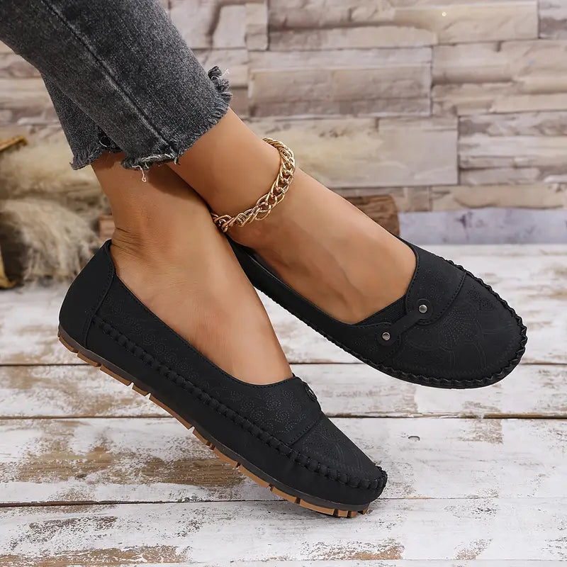 Women's Leather Soft-soled Non-slip Shoes