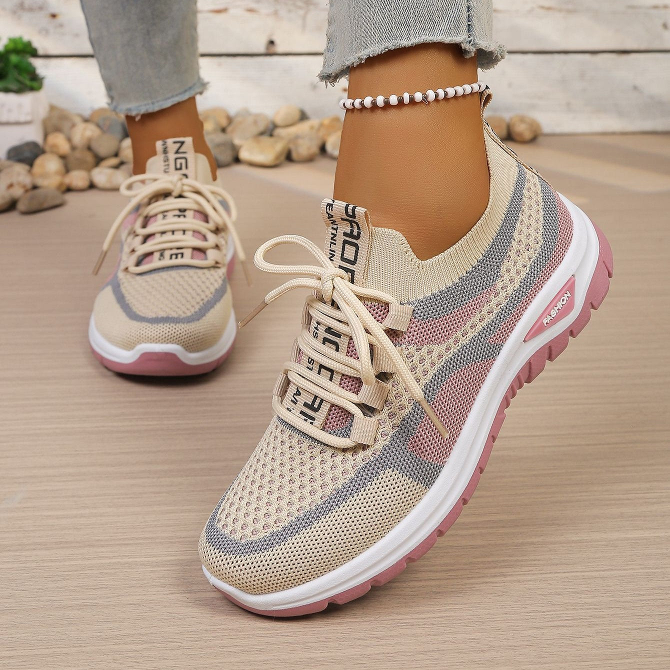 Breathable Knit Sneakers – Lightweight Everyday Walking Shoes