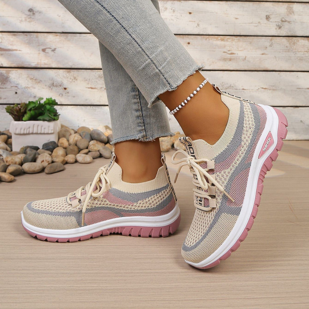 Breathable Knit Sneakers – Lightweight Everyday Walking Shoes