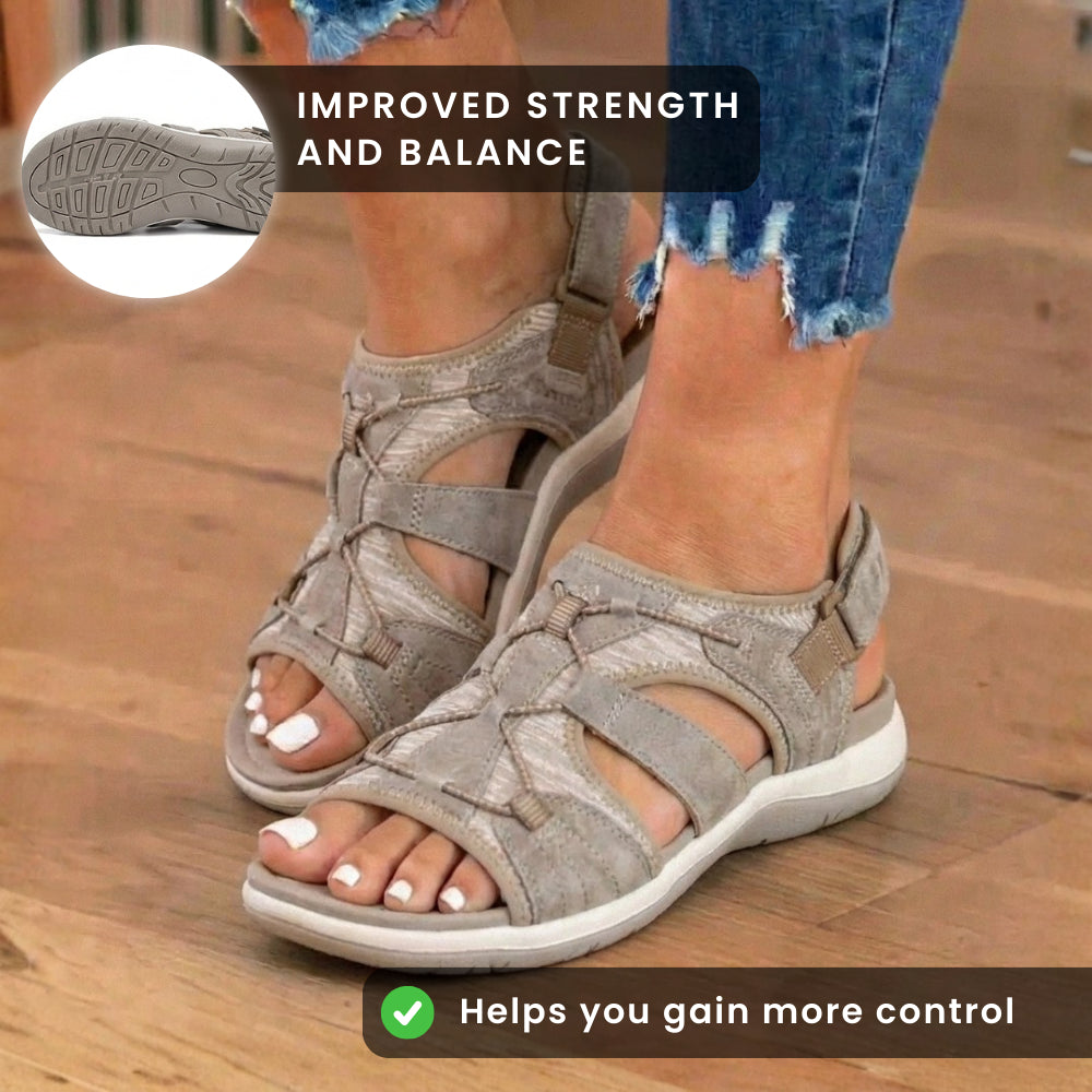 Sport Mesh Walking Sandals – Adjustable Multi-Strap Comfort Sandals