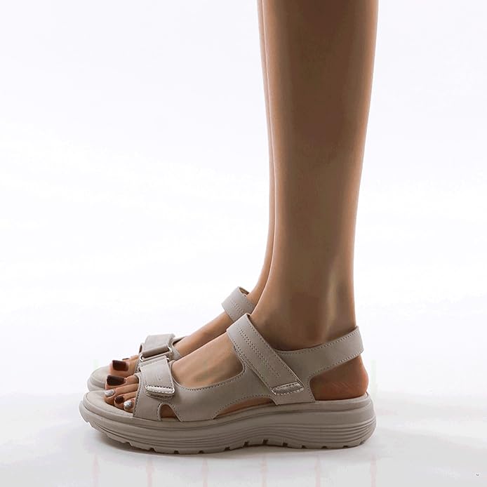 Adjustable Walking Sandals – Open Toe Cushioned Sport Sandals