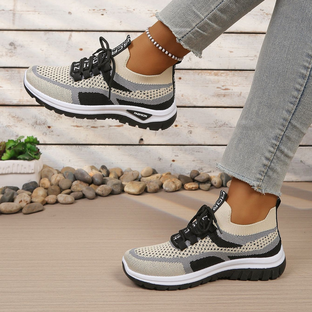 Breathable Knit Sneakers – Lightweight Everyday Walking Shoes