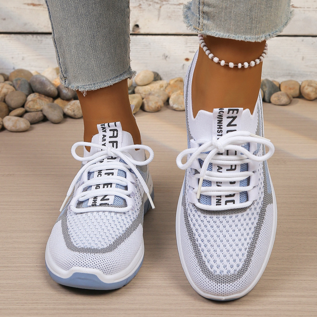 Breathable Knit Sneakers – Lightweight Everyday Walking Shoes