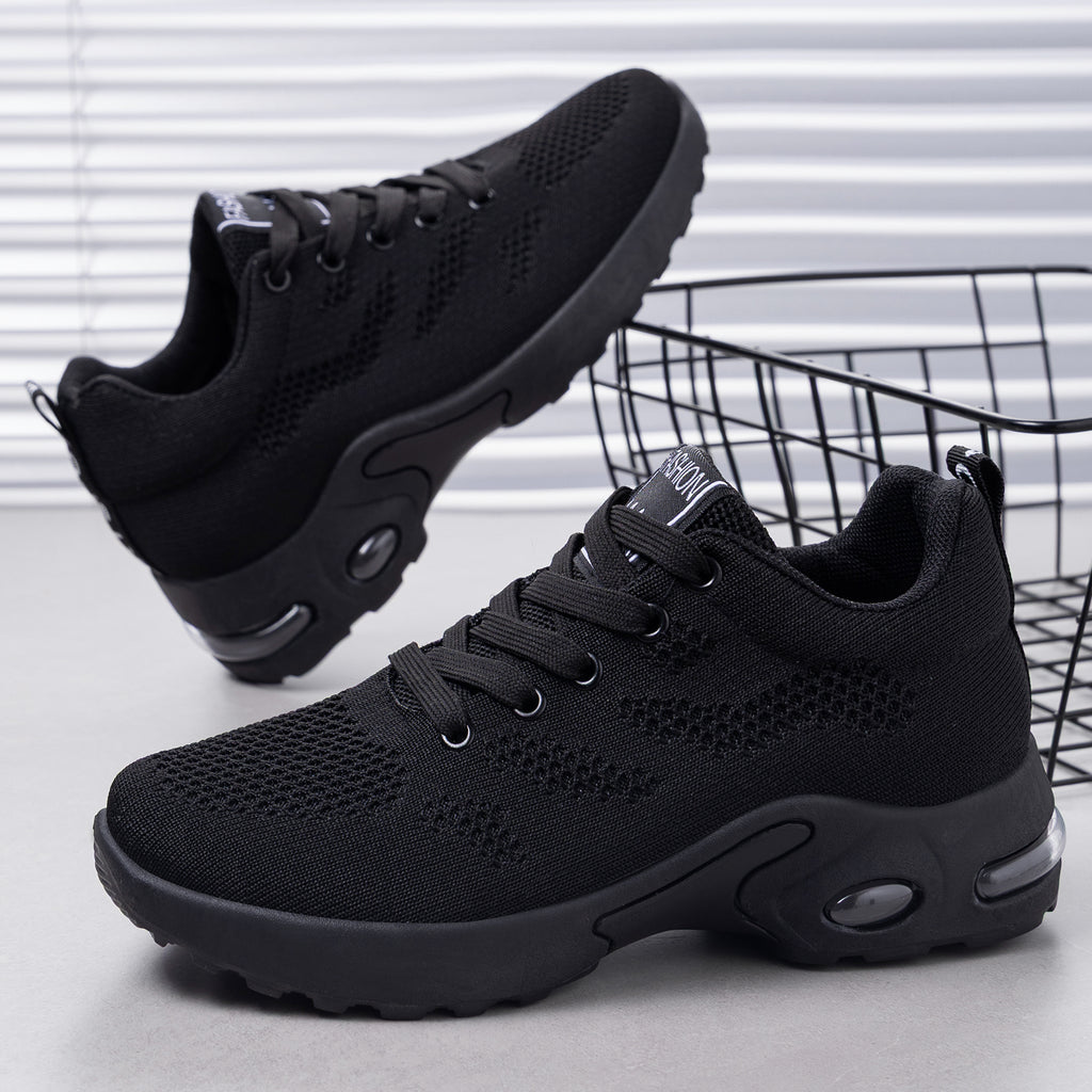 Gradient Knit Sneakers – Breathable Lightweight Walking Shoes