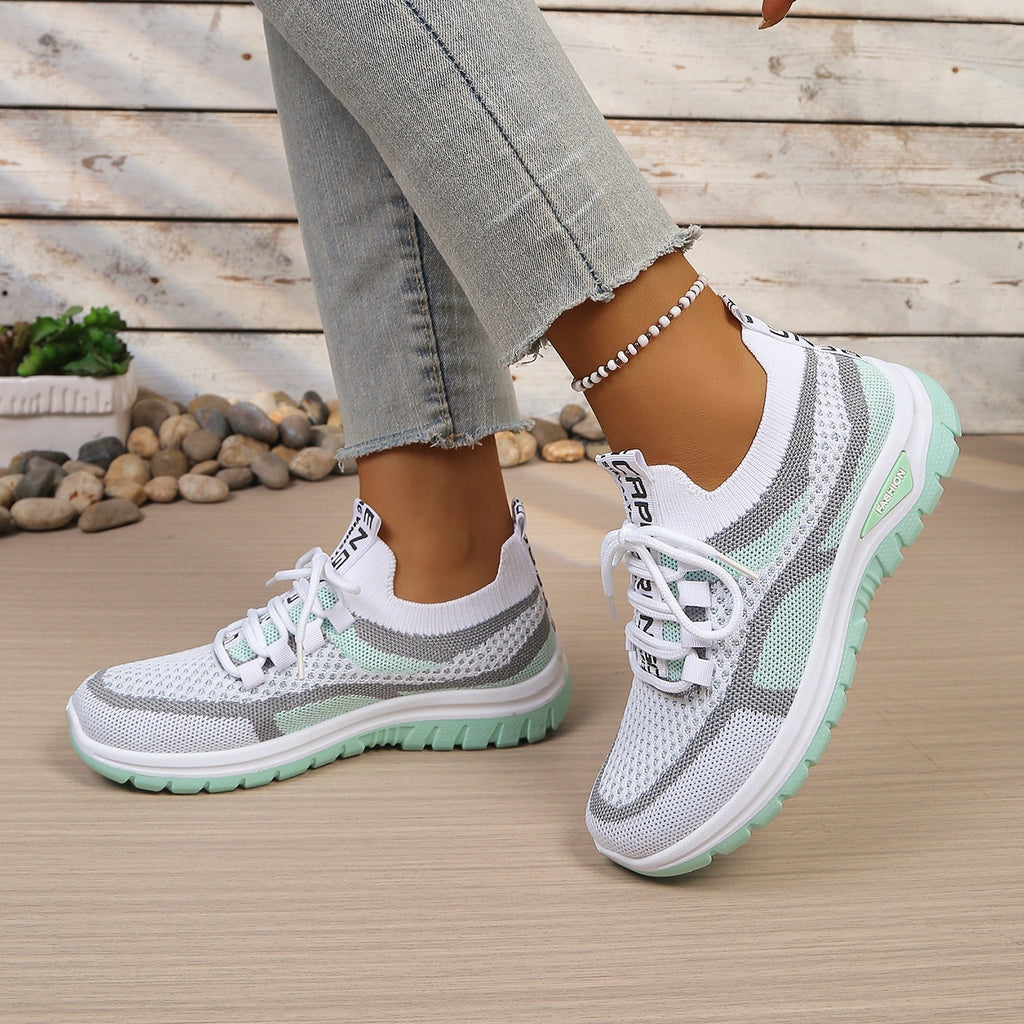 Breathable Knit Sneakers – Lightweight Everyday Walking Shoes