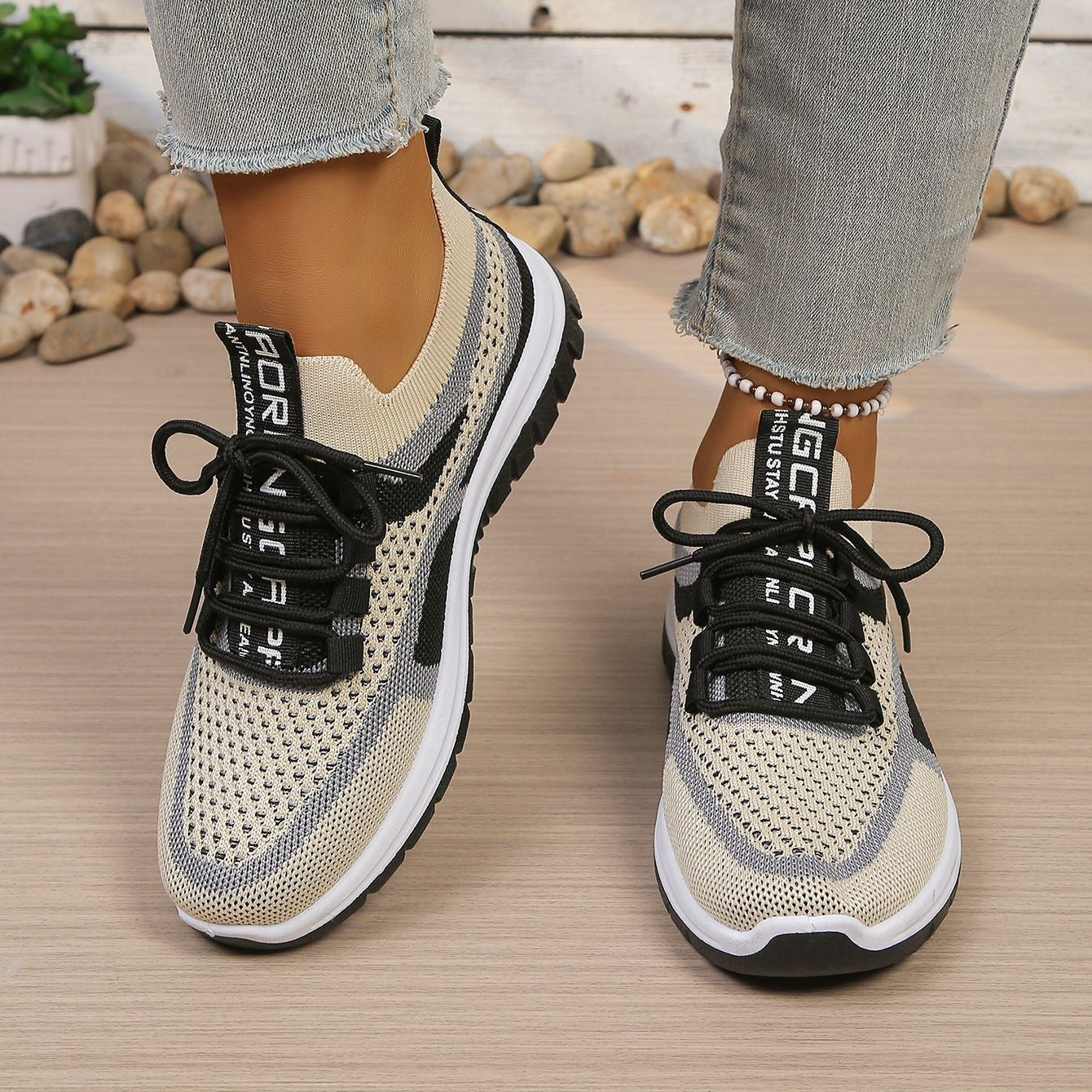 Breathable Knit Sneakers – Lightweight Everyday Walking Shoes