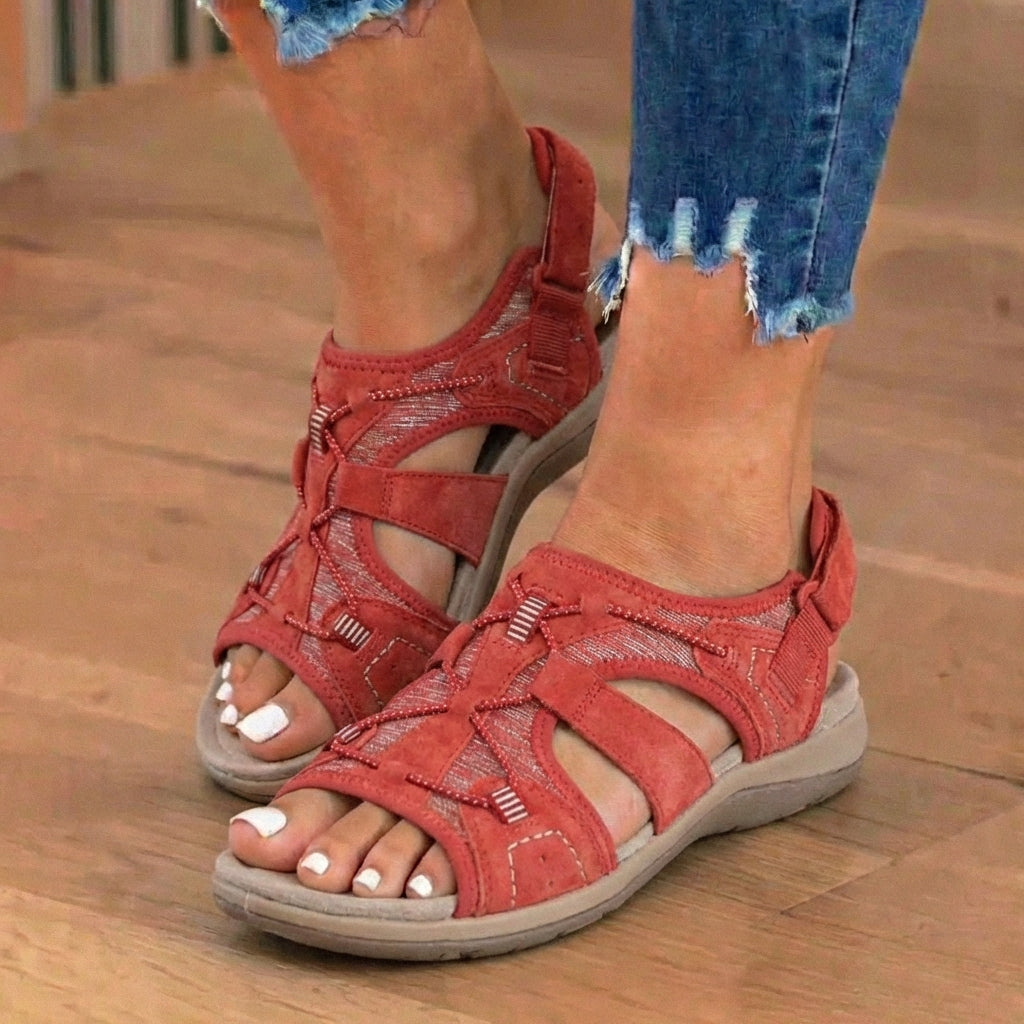 Sport Mesh Walking Sandals – Adjustable Multi-Strap Comfort Sandals