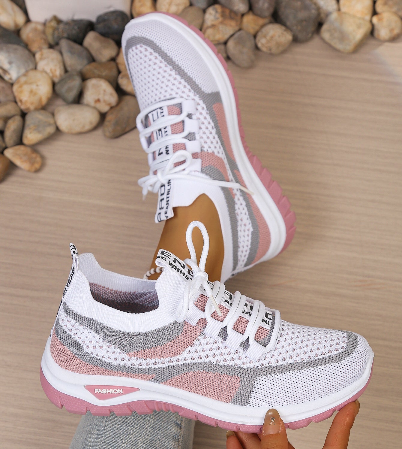 Breathable Knit Sneakers – Lightweight Everyday Walking Shoes