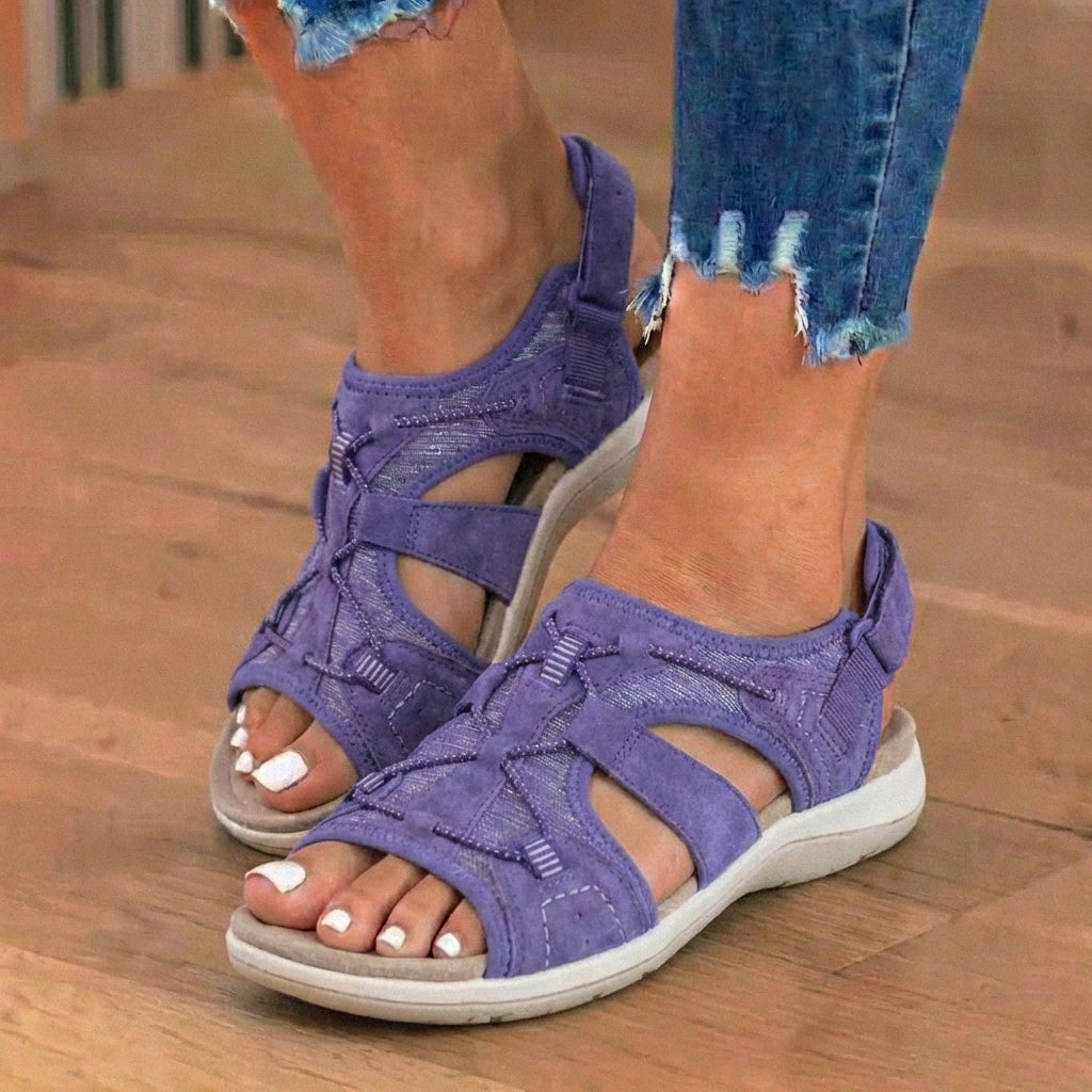 Sport Mesh Walking Sandals – Adjustable Multi-Strap Comfort Sandals