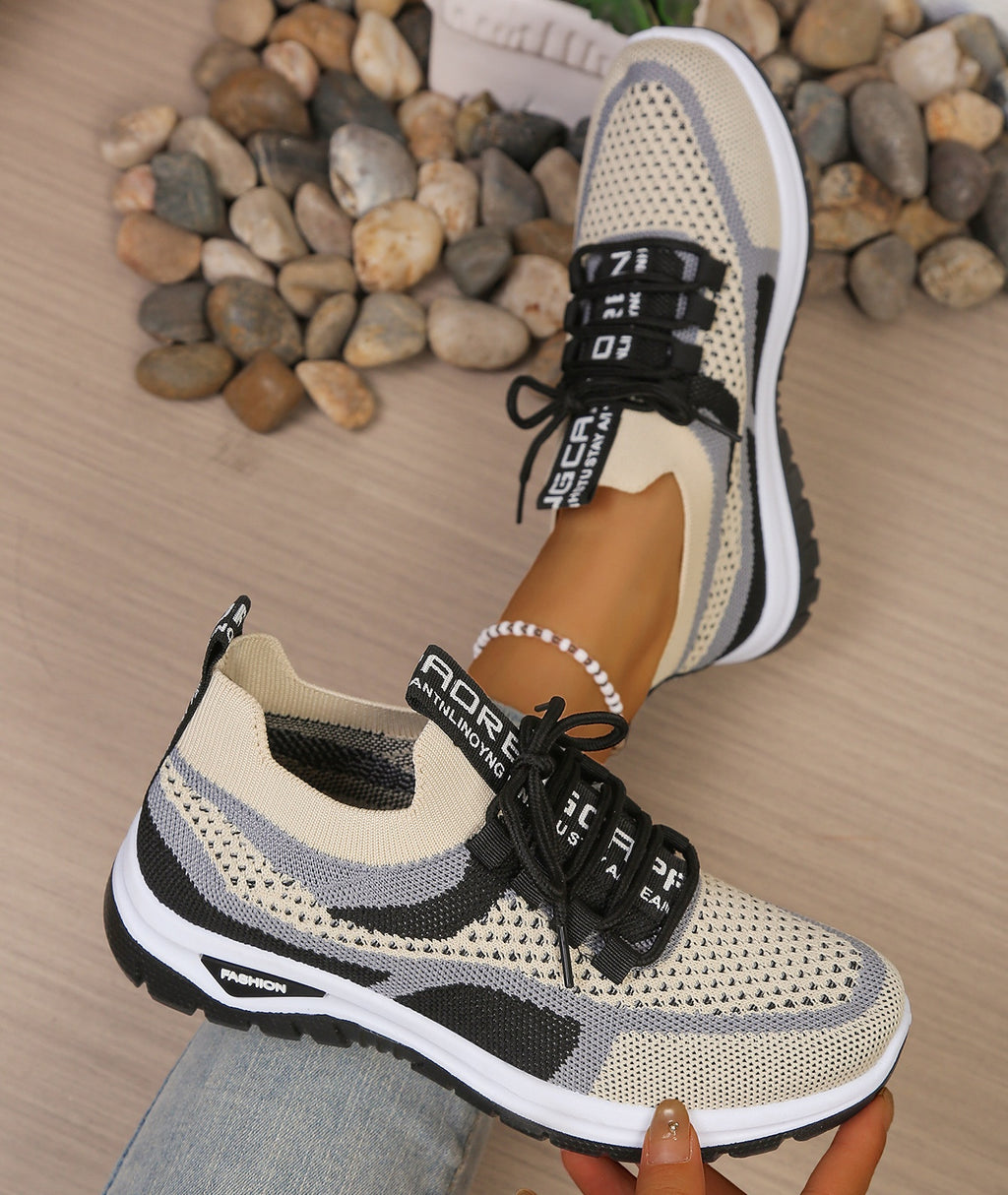 Breathable Knit Sneakers – Lightweight Everyday Walking Shoes