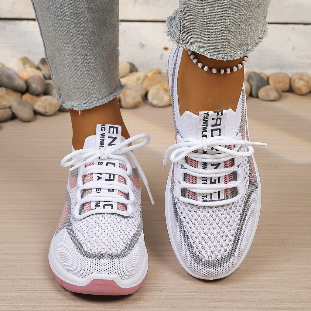Breathable Knit Sneakers – Lightweight Everyday Walking Shoes