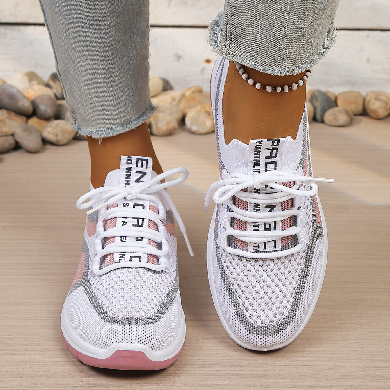 Breathable Knit Sneakers – Lightweight Everyday Walking Shoes