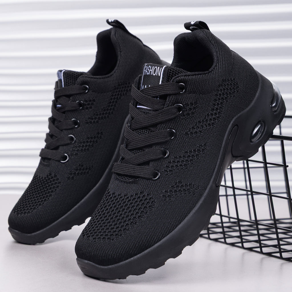 Gradient Knit Sneakers – Breathable Lightweight Walking Shoes