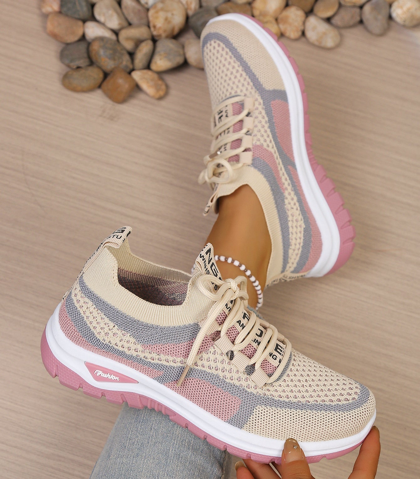 Breathable Knit Sneakers – Lightweight Everyday Walking Shoes
