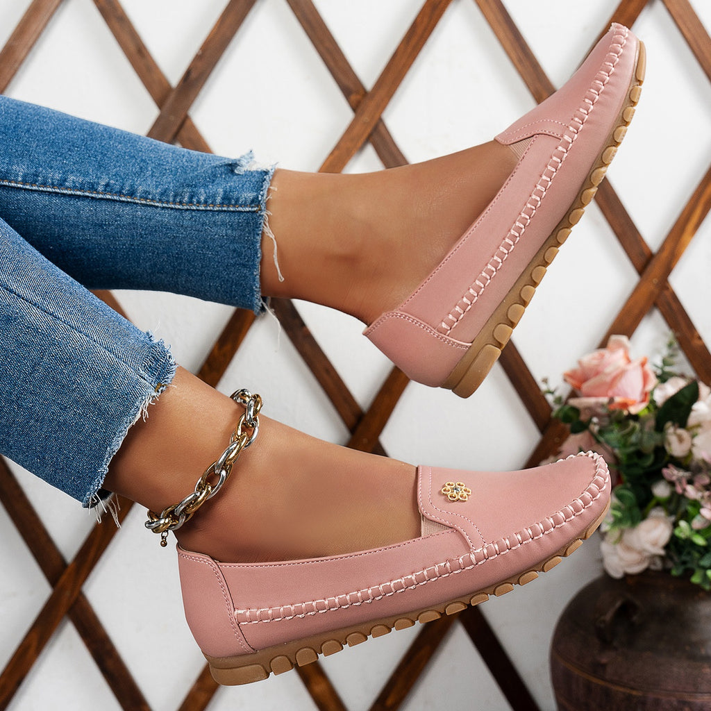 Soft Leather Loafers – Slip-On Comfort Walking Shoes