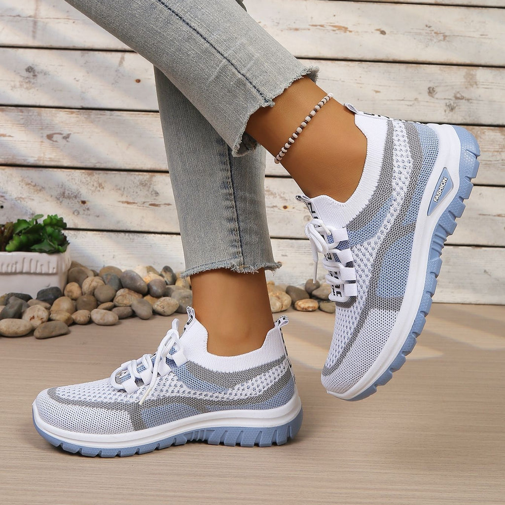 Breathable Knit Sneakers – Lightweight Everyday Walking Shoes