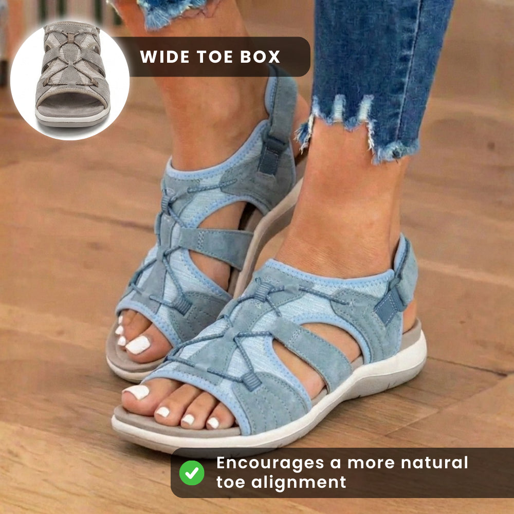 Sport Mesh Walking Sandals – Adjustable Multi-Strap Comfort Sandals
