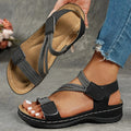 Elastic Strap Walking Sandals – Lightweight Open Toe Comfort Sandals