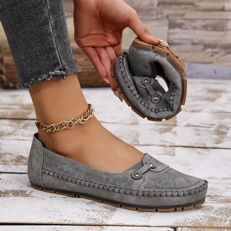 Women's Leather Soft-soled Non-slip Shoes