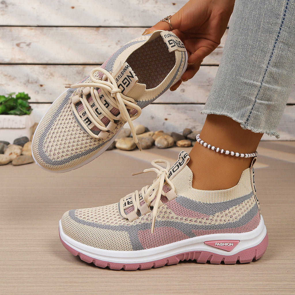 Breathable Knit Sneakers – Lightweight Everyday Walking Shoes