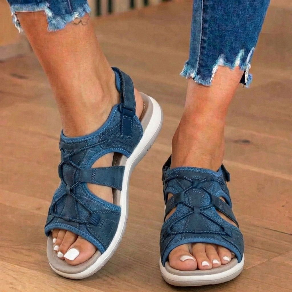 Sport Mesh Walking Sandals – Adjustable Multi-Strap Comfort Sandals